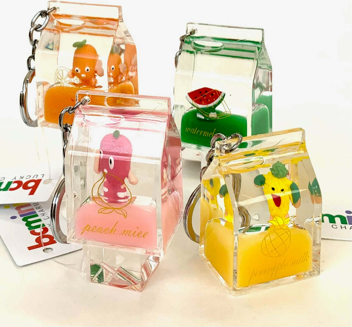 Fruit Carton Floaty Key Charm (assorted)