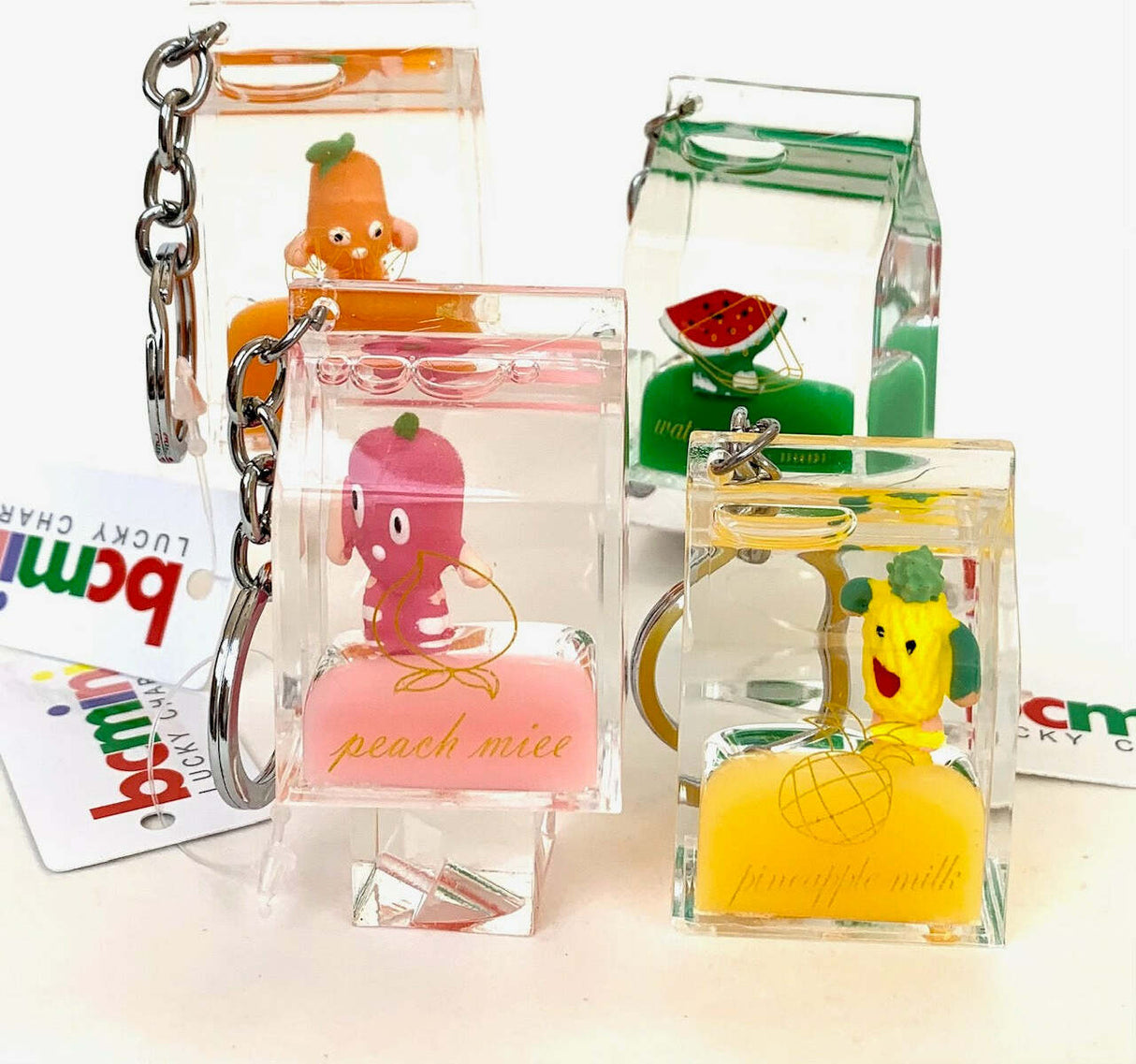 Fruit Carton Floaty Key Charm (assorted)