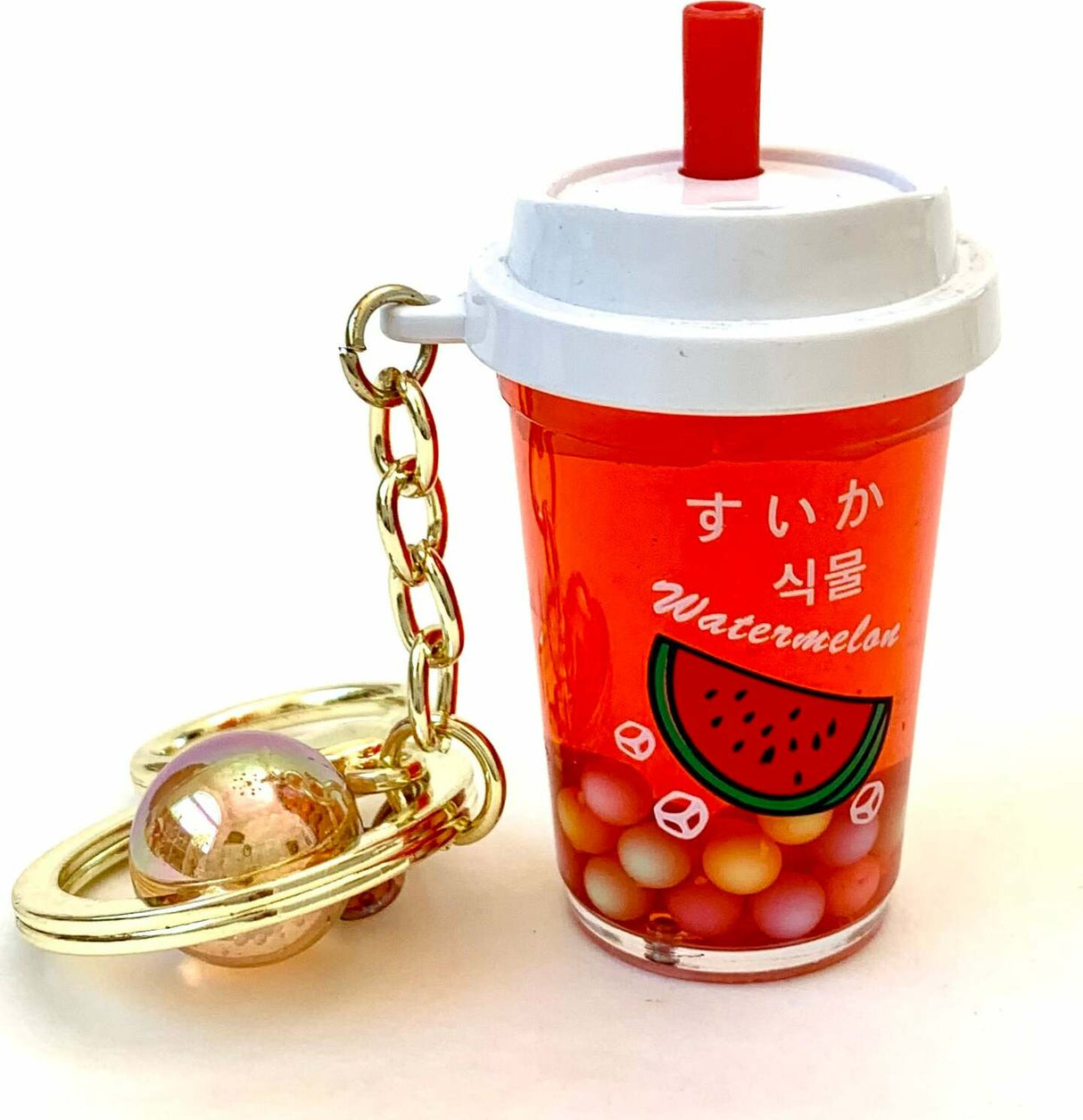 Fruit Boba Floaty Key Charm