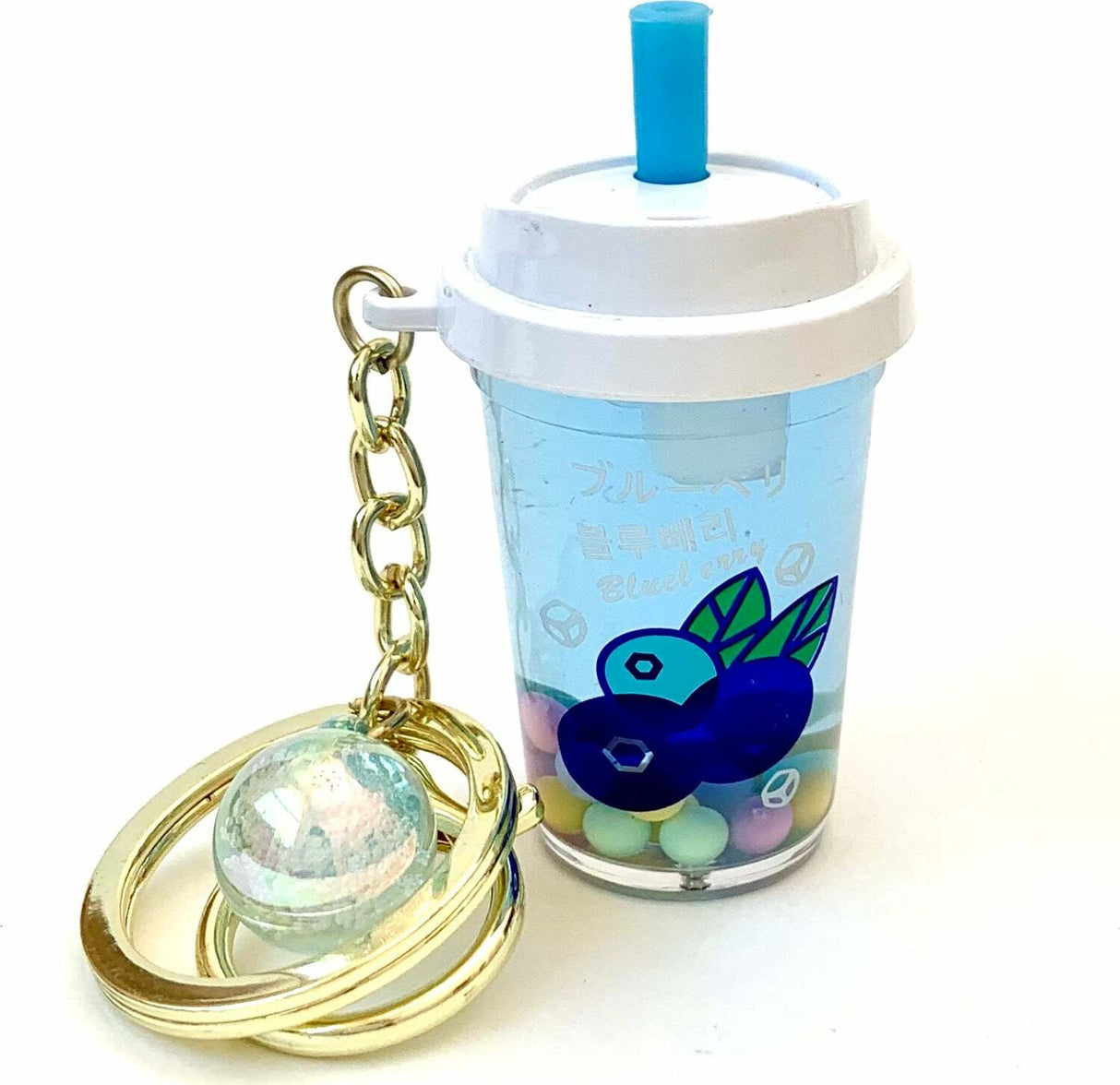 Fruit Boba Floaty Key Charm