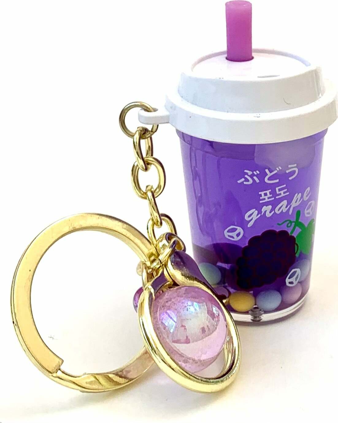 Fruit Boba Floaty Key Charm