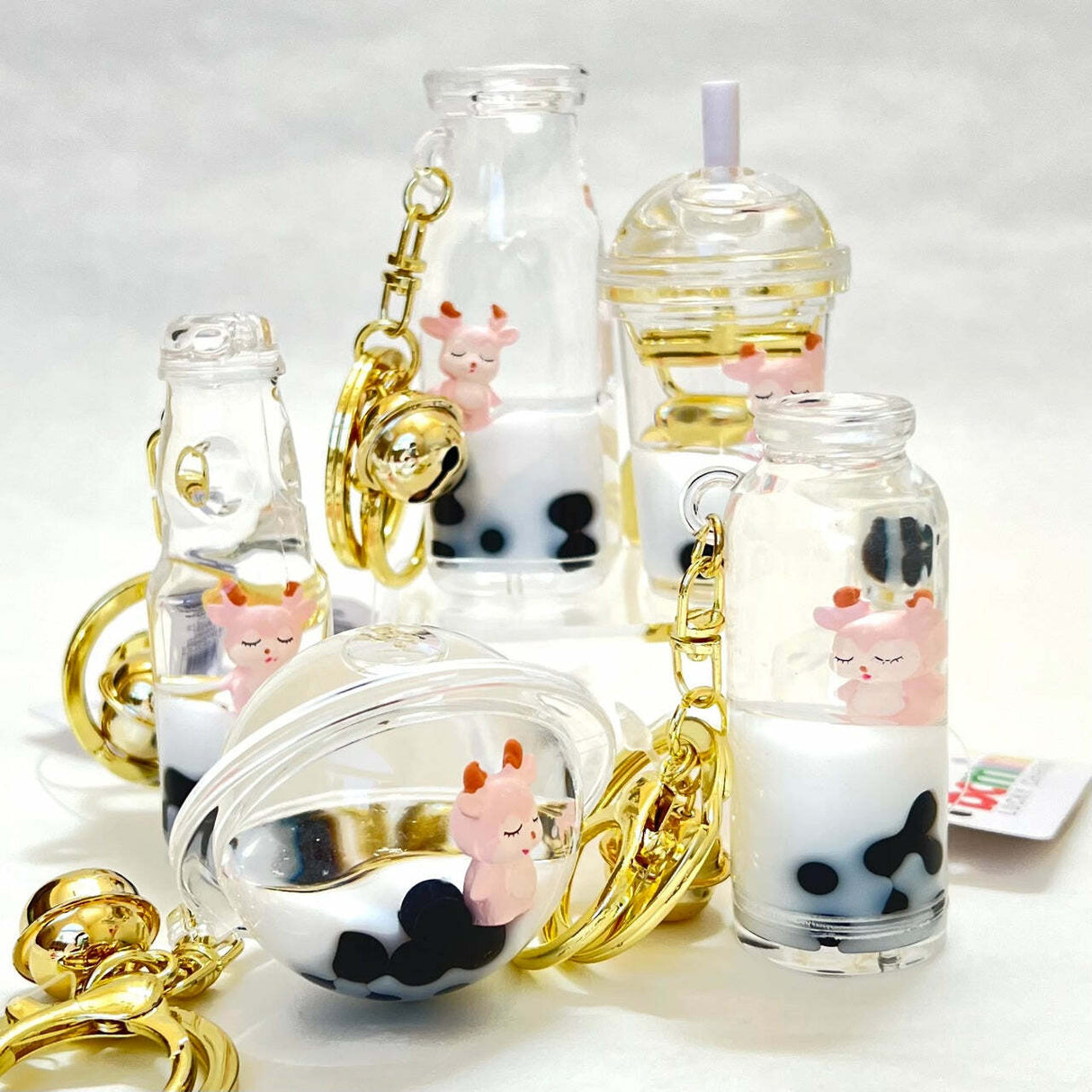 Snow Deer Floaty Assortment Key Charm (assorted)