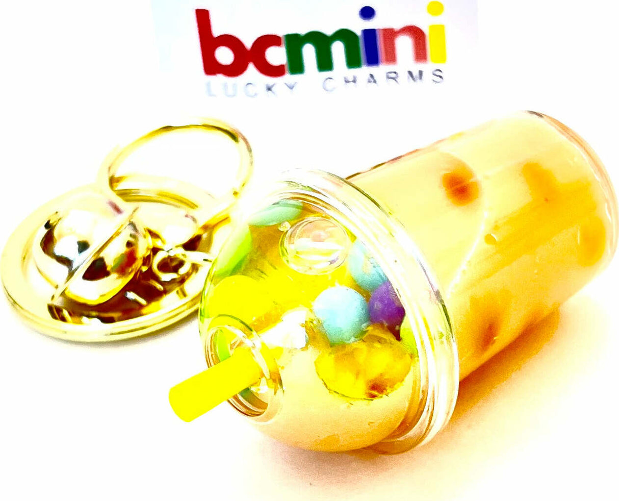 Pastel Round Top Boba Floaty Key (assorted)