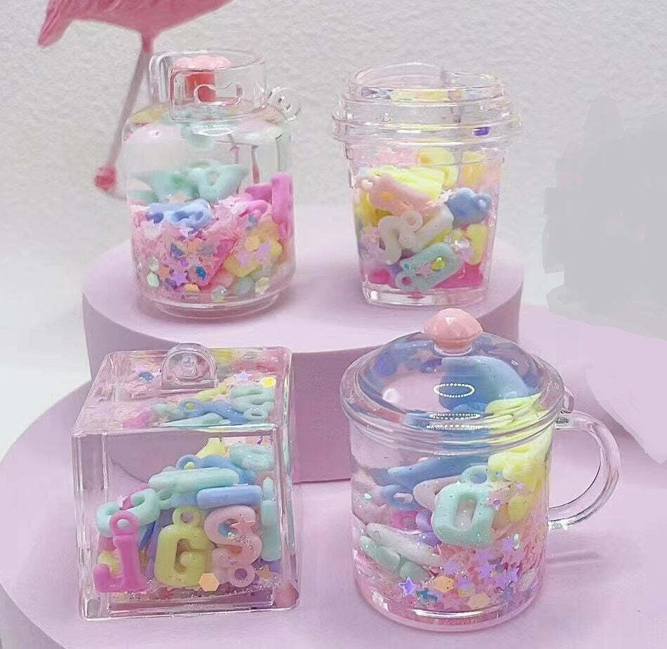 Letter Floaty Key Charm (assorted)