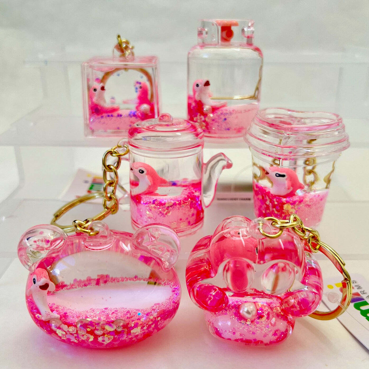 Dolphin Floaty Key Charm (assorted)