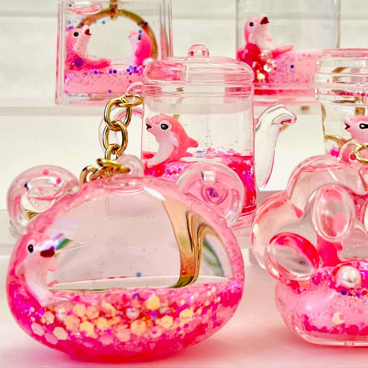 Dolphin Floaty Key Charm (assorted)