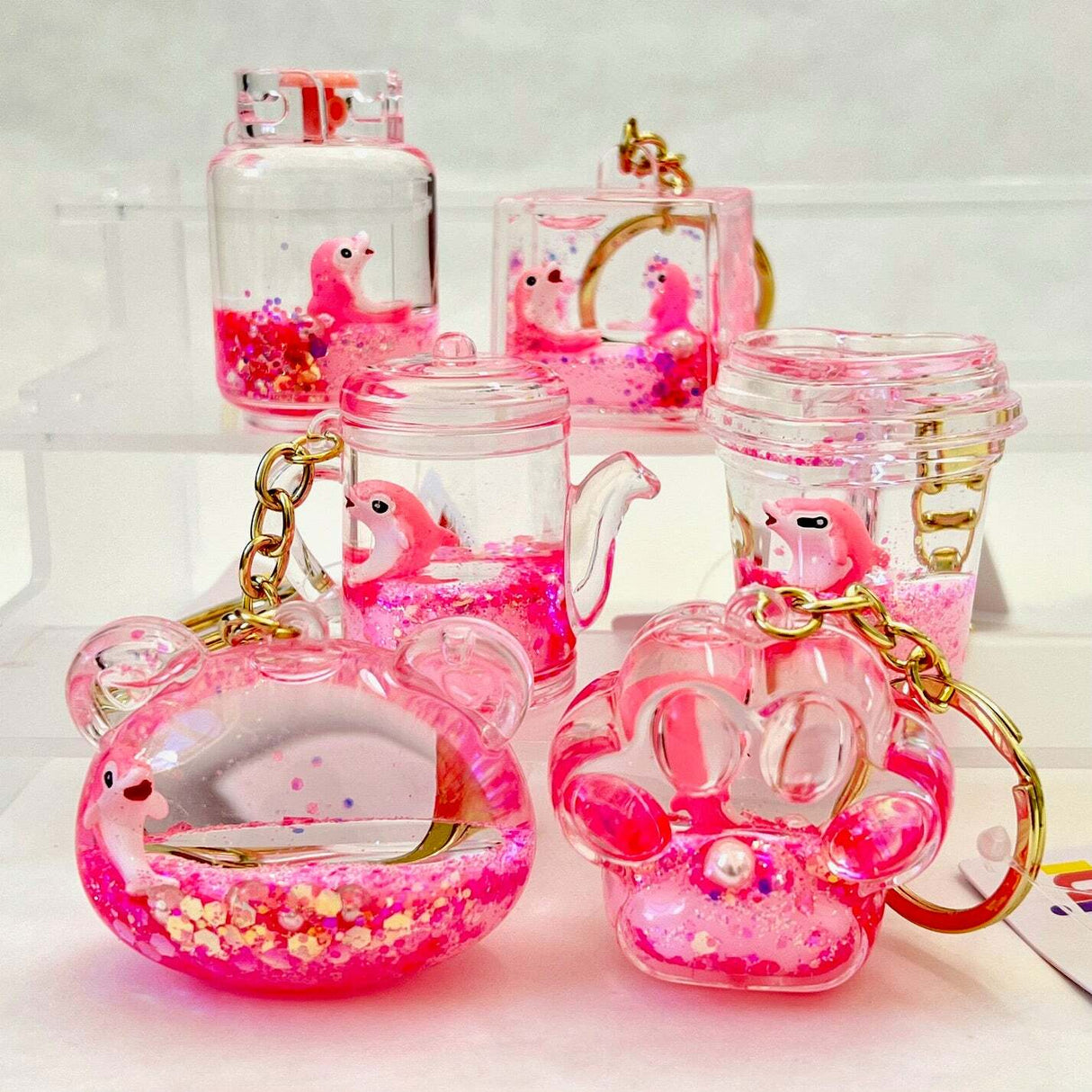 Dolphin Floaty Key Charm (assorted)