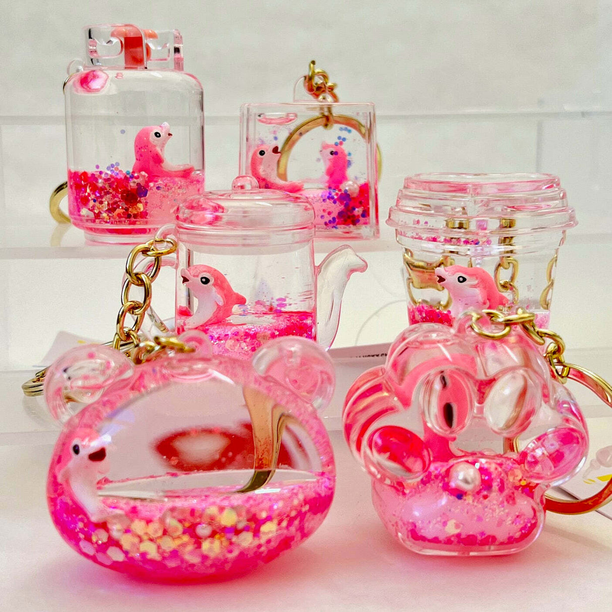 Dolphin Floaty Key Charm (assorted)