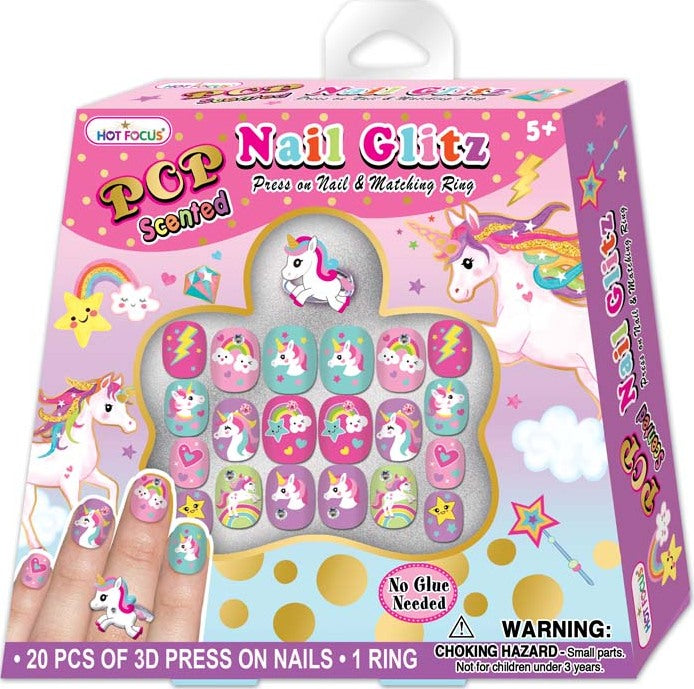 Unicorn Glitz Nails