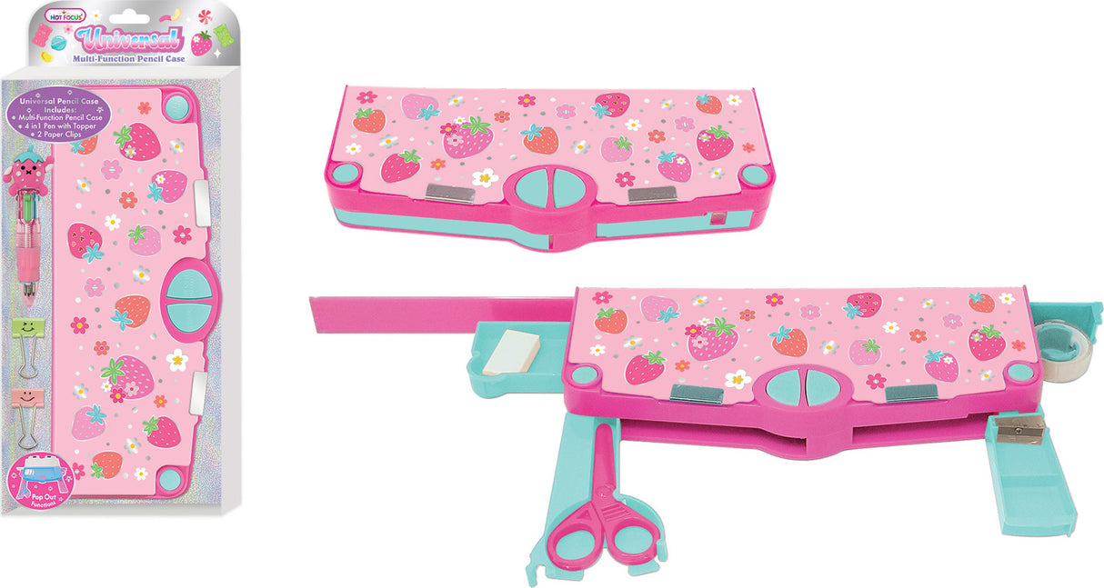 Strawberry Multi Function Pencil Case