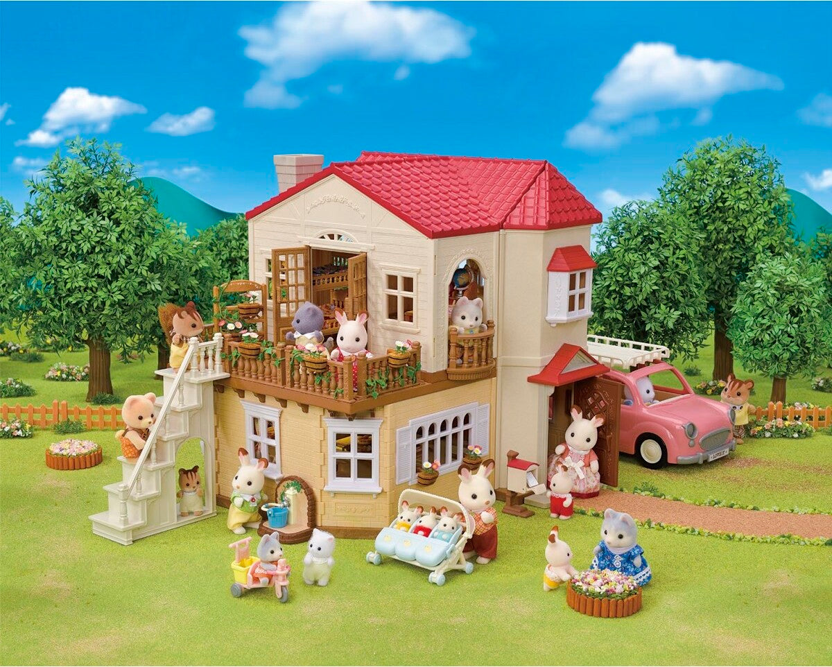 Calico Critters Red Roof Country Home Gift Set-Secret Attic Playroom