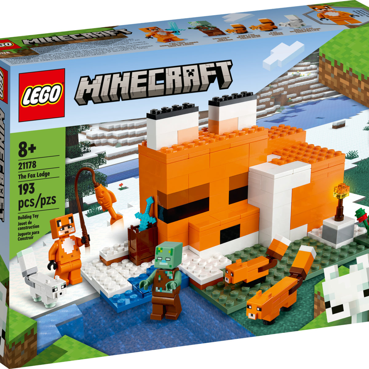 Lego Minecraft Toys Center LEGO Minecraft: The Fox Lodge