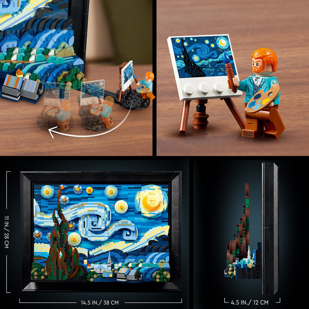 LEGO Ideas Vincent van Gogh - The Starry Night
