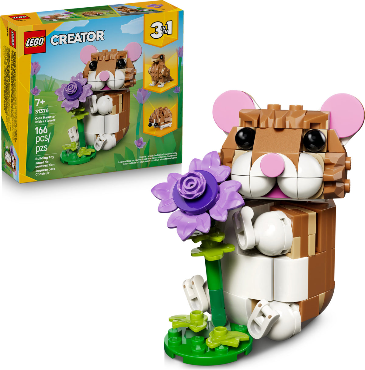 LEGO Creator: Cute Hamster with a Flower