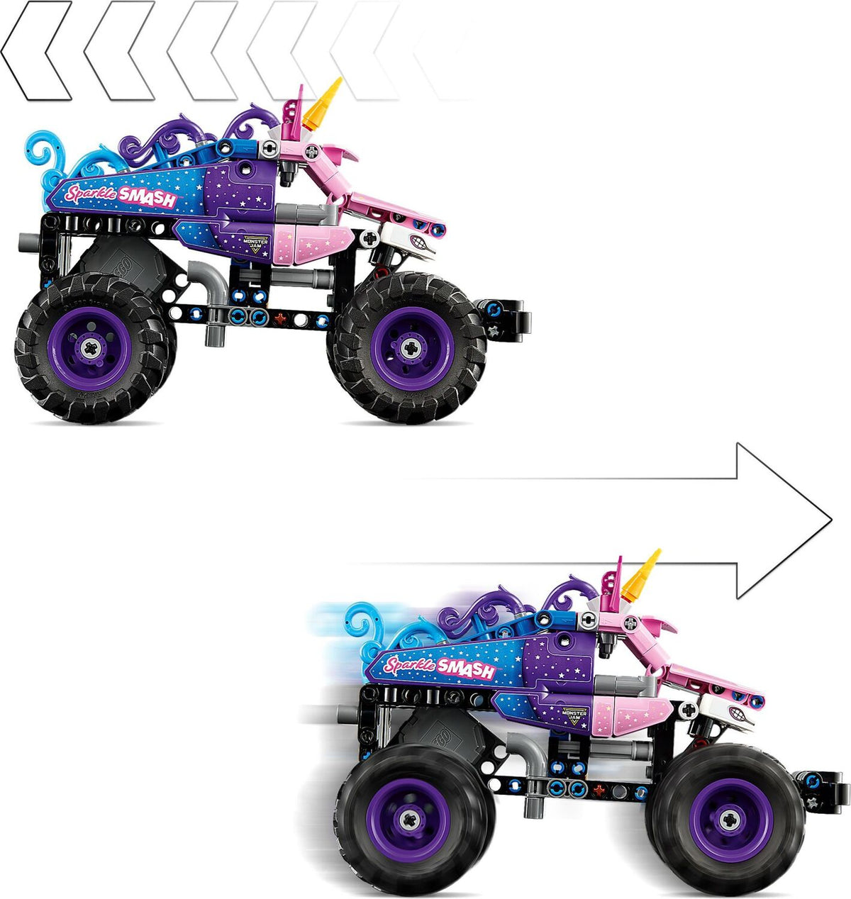 LEGO Technic: Monster Jam™ Sparkle Smash™ Pull-Back