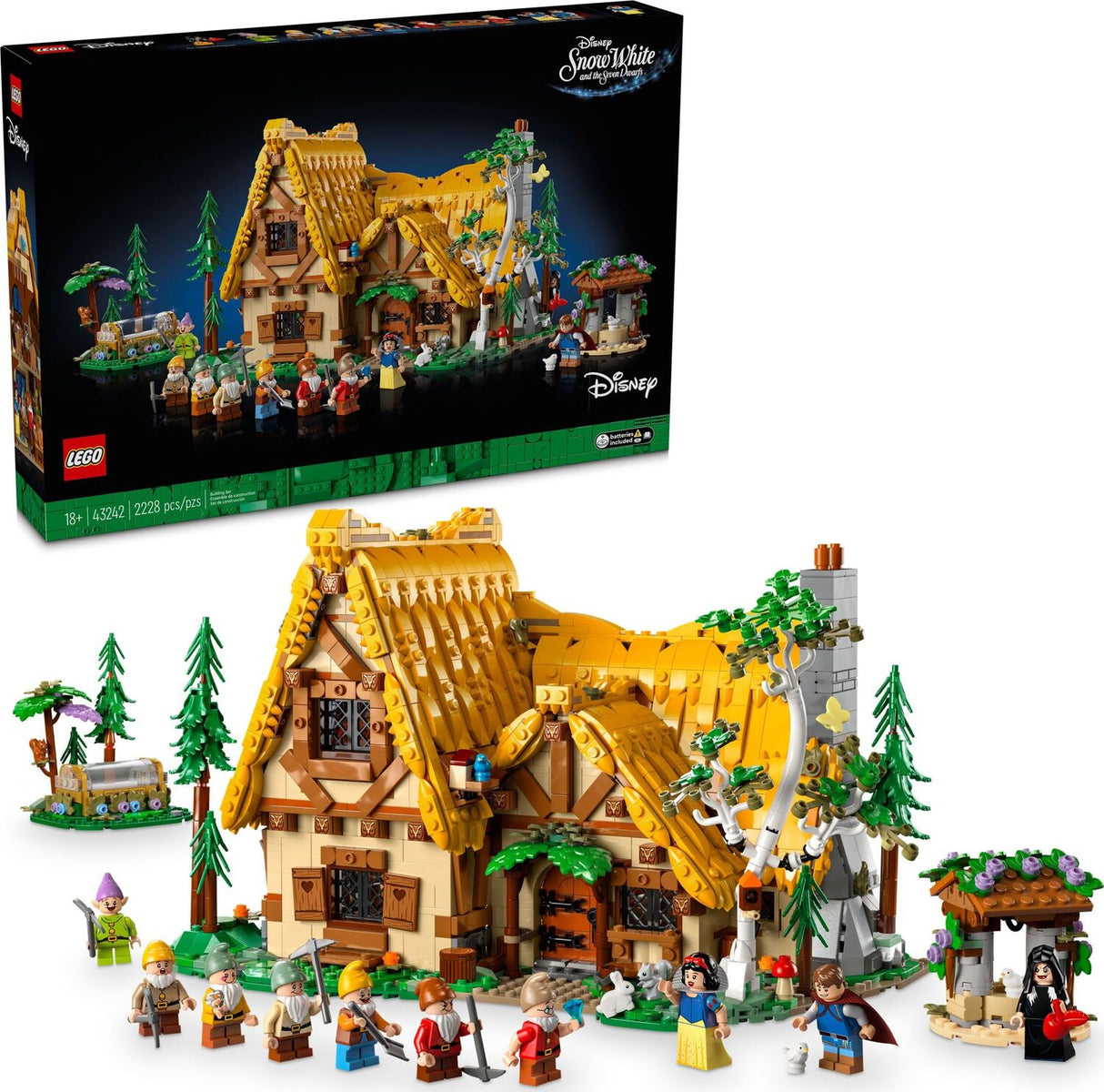 LEGO Disney Princess: Snow White and the Seven Dwarfs Cottage