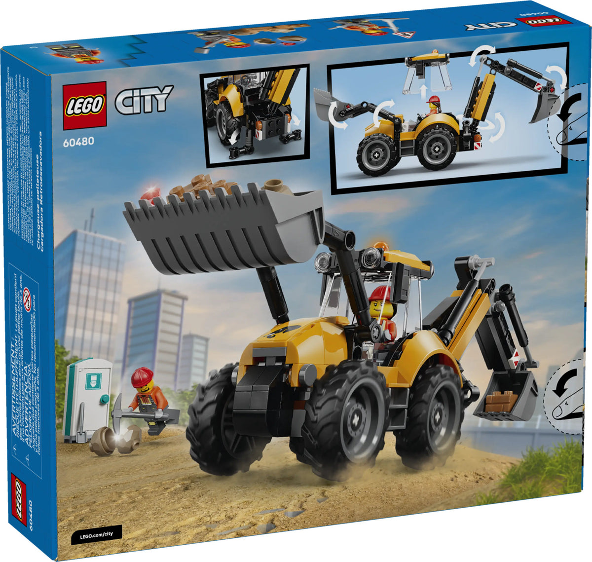 LEGO® City Yellow Backhoe Loader