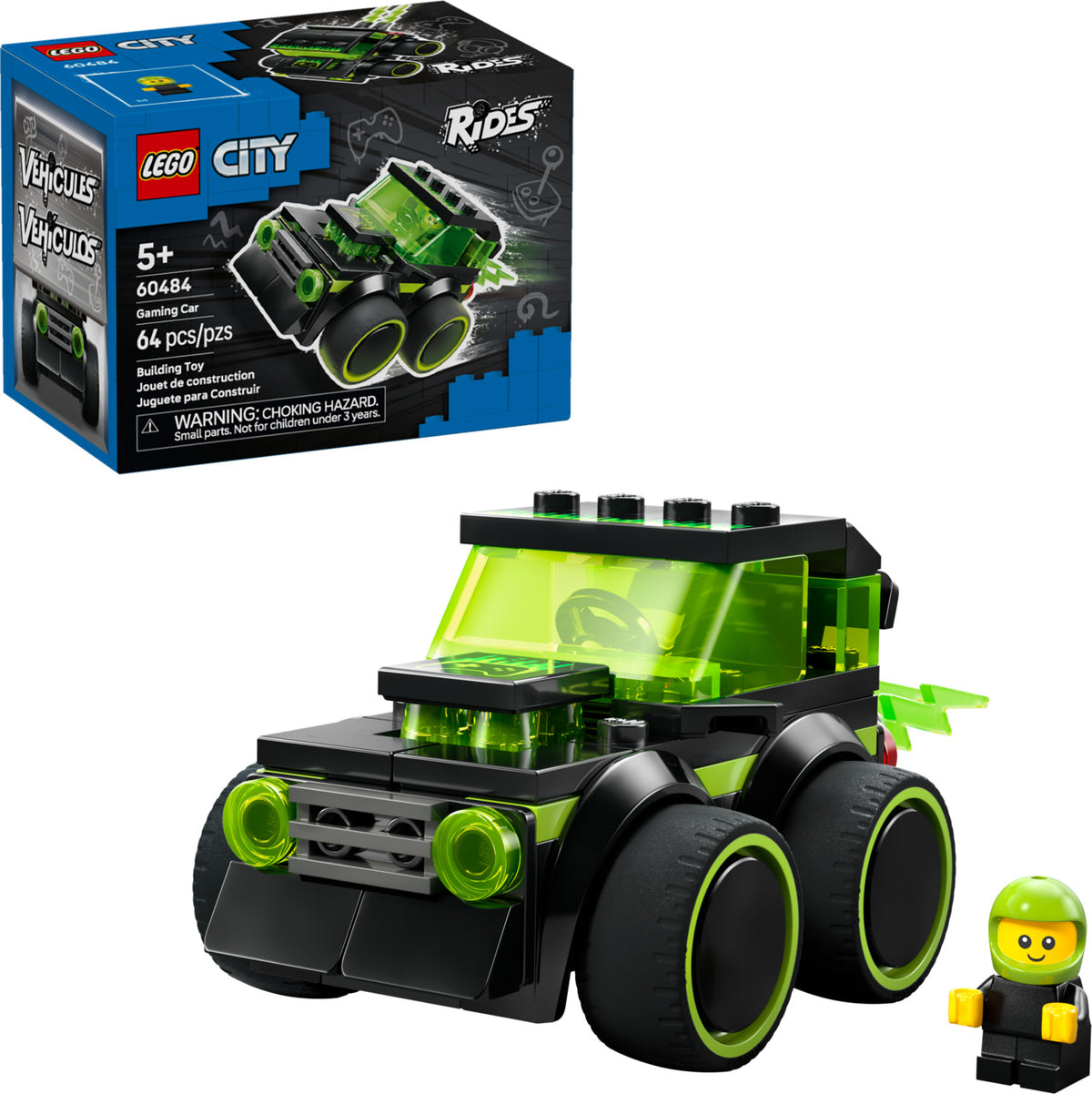 LEGO City Brick Rides: Rides – Gaming Race Car