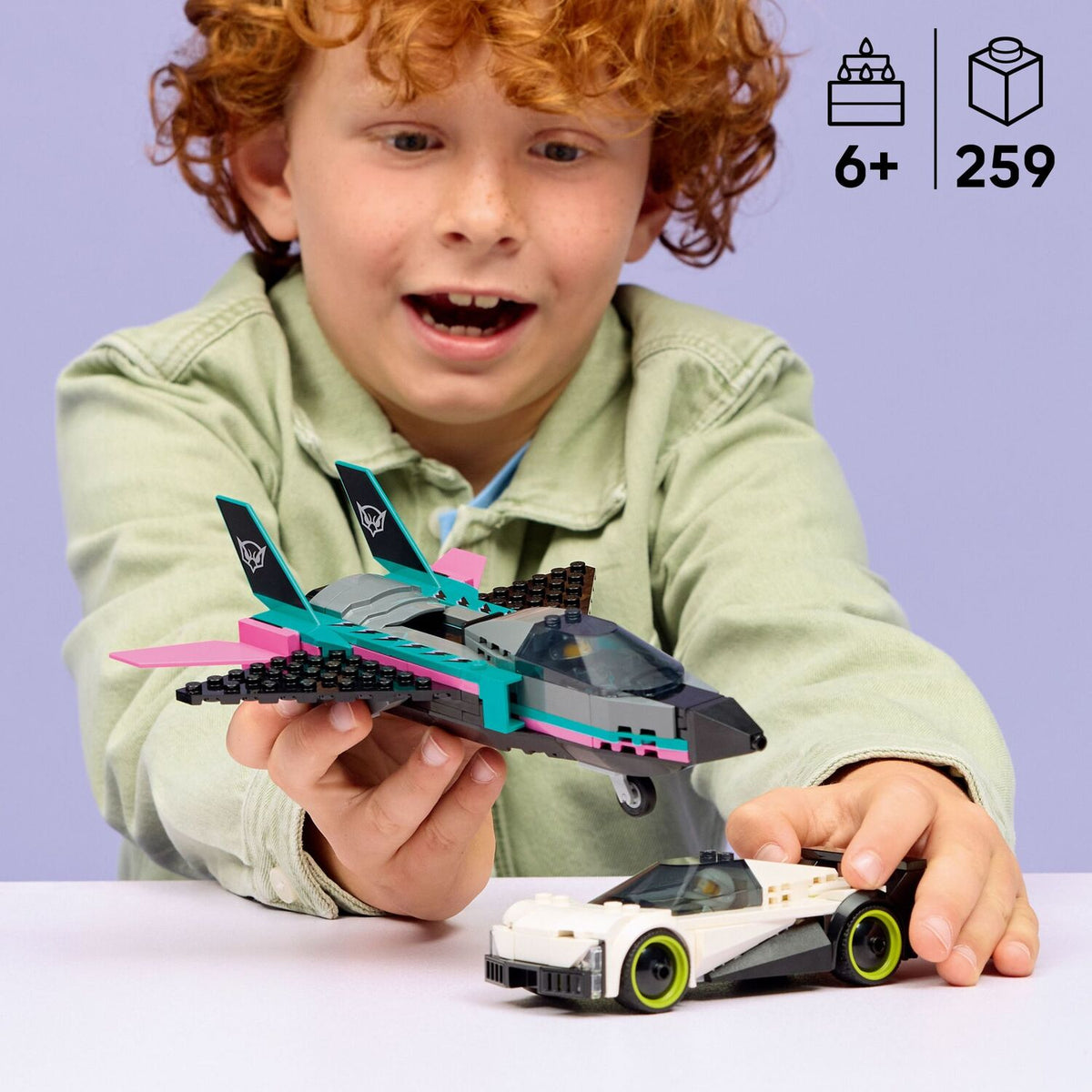 LEGO City Great Vehicles: Jet vs. Car