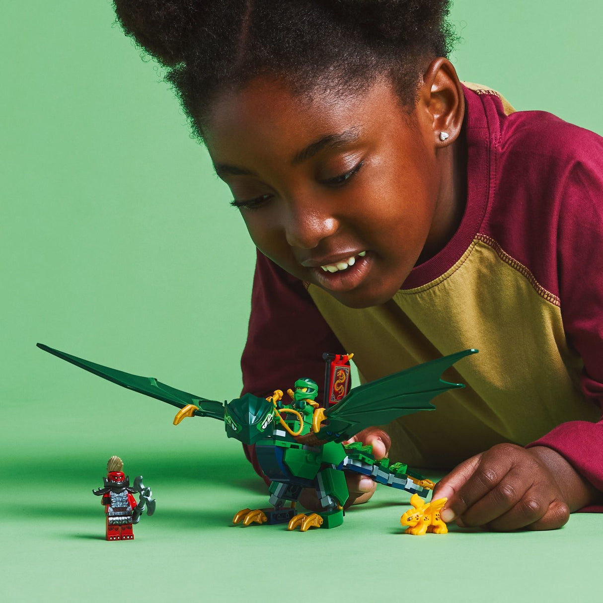 LEGO Ninjago: Lloyd's Green Forest Dragon