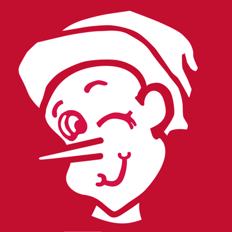 Pinocchio store logo character