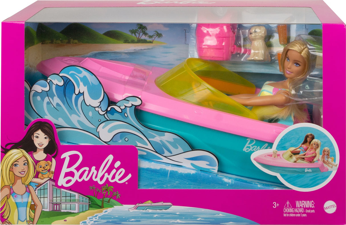 Barbie Doll And Boat