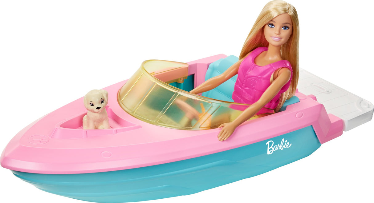 Barbie Doll And Boat