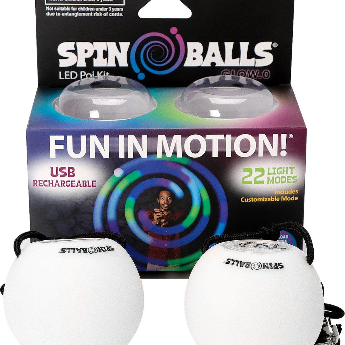 Spinballs LED Poi Kit – Geppetto's Toys