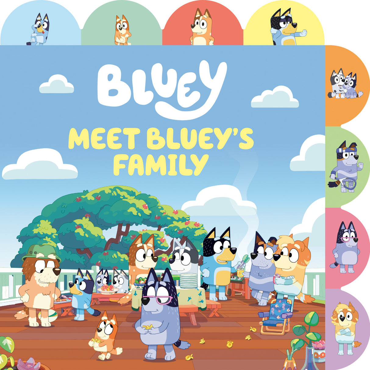 Meet Blueys Family: A Tabbed Board Book