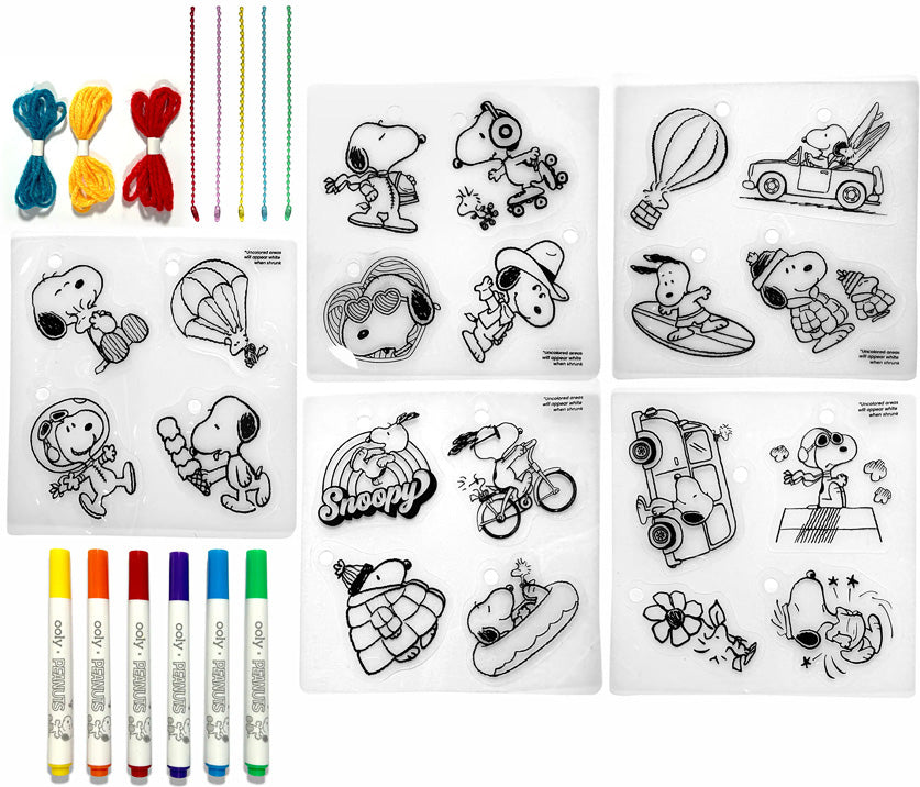 OOLY x PEANUTS DIY Shrink Art Kit