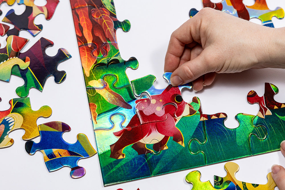 Dinosaur World Holographic Puzzle