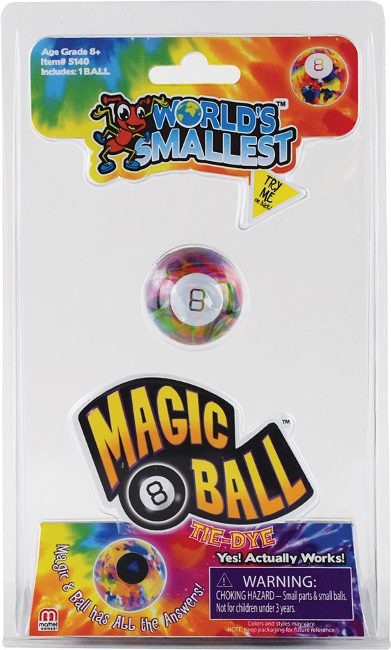 Worlds Smallest Magic 8 Ball Tie-Dye