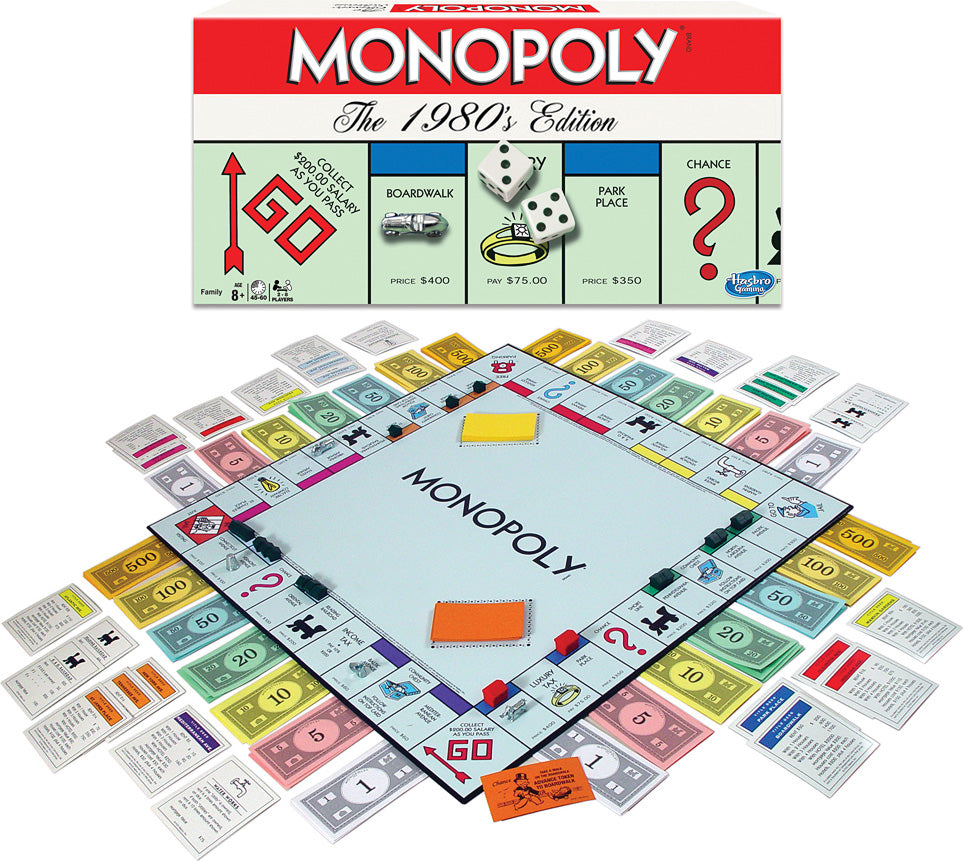 Monopoly The 1980s Edition Board Game