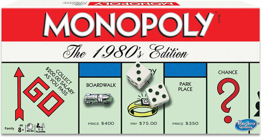 Monopoly The 1980s Edition Board Game