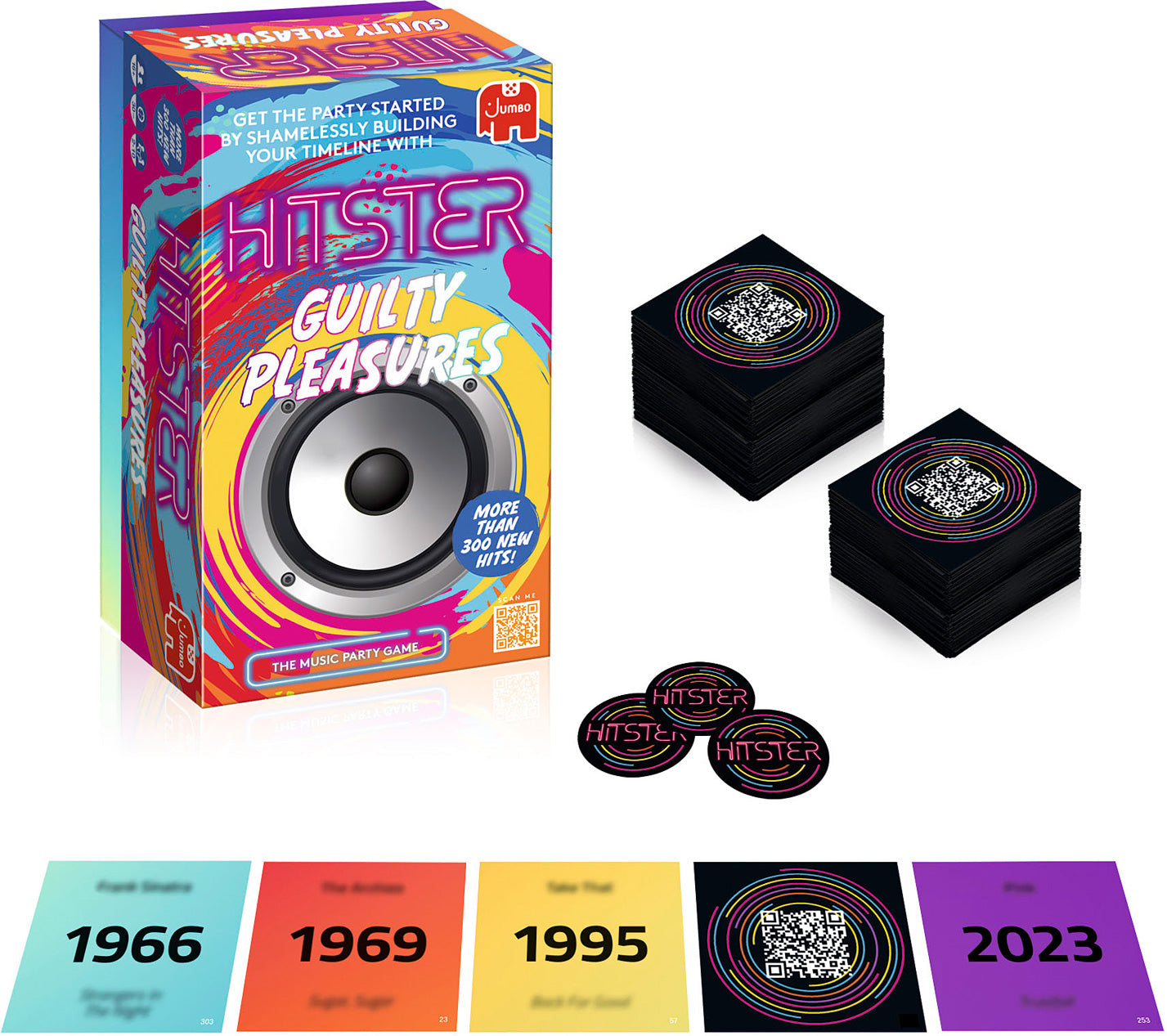 Hitster Guilty Pleasures The Music Party Game – Geppetto's Toys