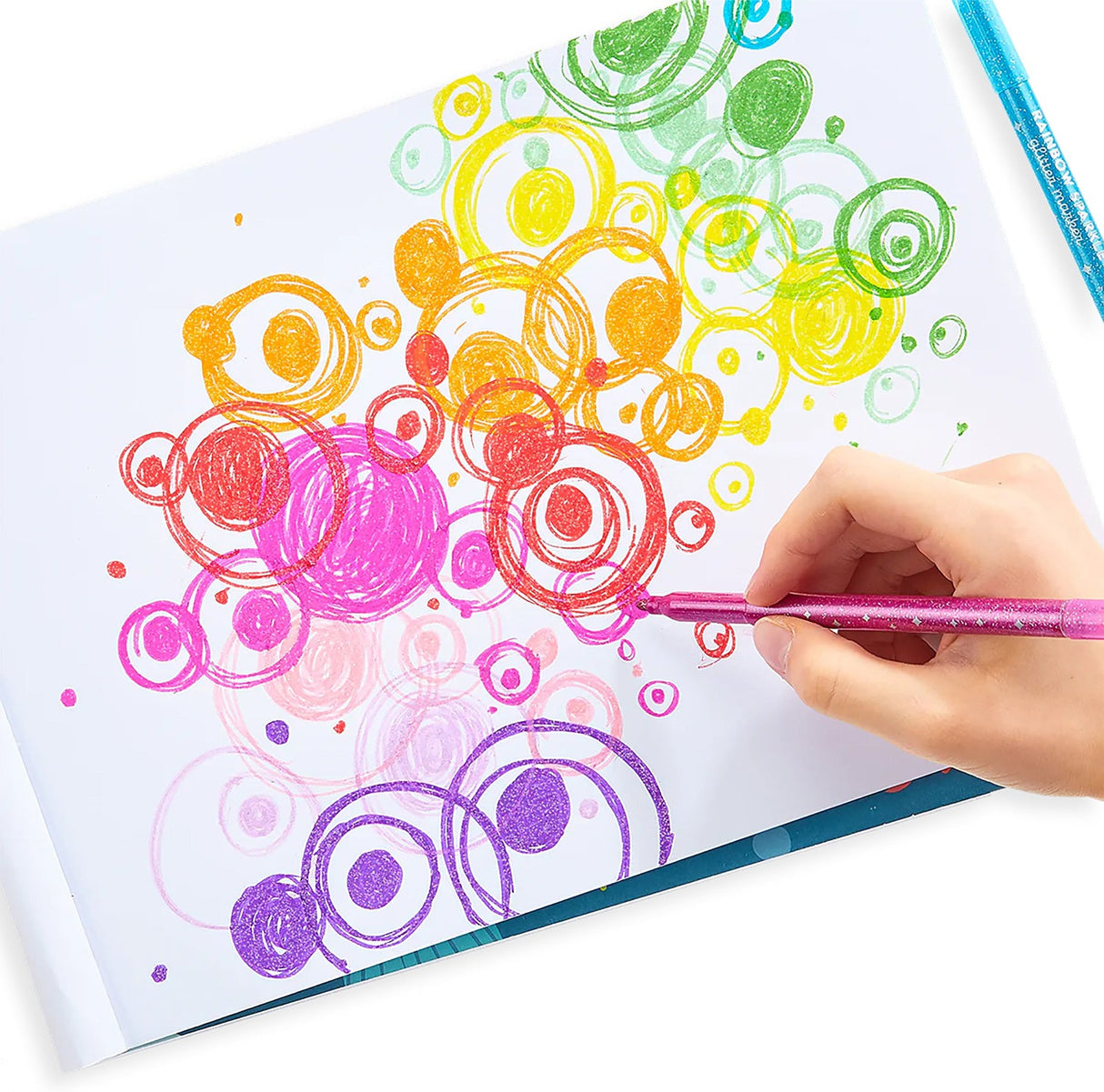 OOLY Rainbow Sparkle Glitter Markers