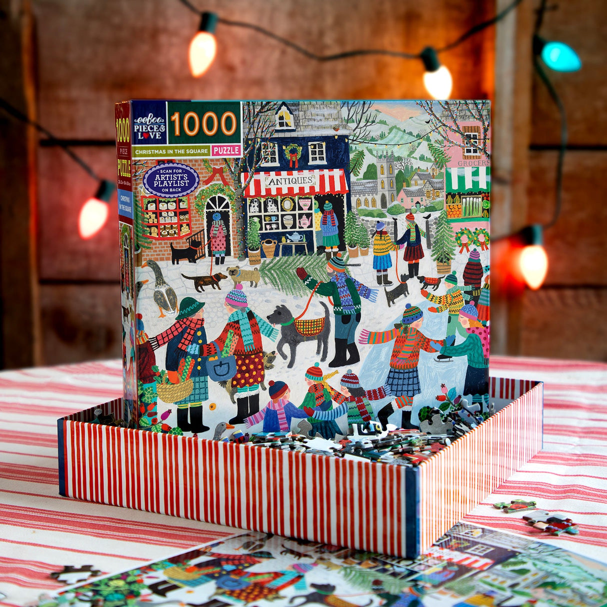 Christmas in the Square 1000 Piece Puzzle