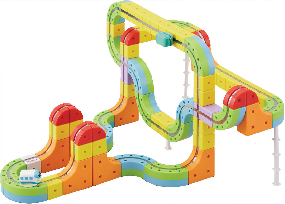 Rail Cube Magnetic Monorail Deluxe Block Set