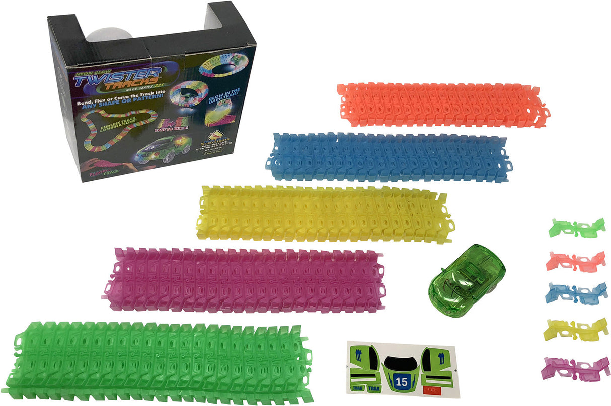 Neon Glow Twister Tracks Race Series 221