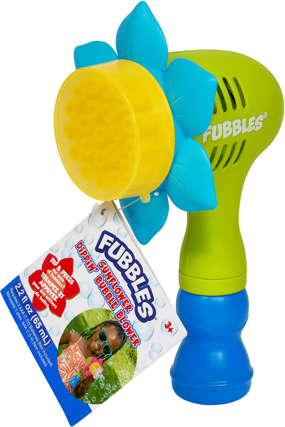 Fubbles Sunflower Dippin Bubble Blower