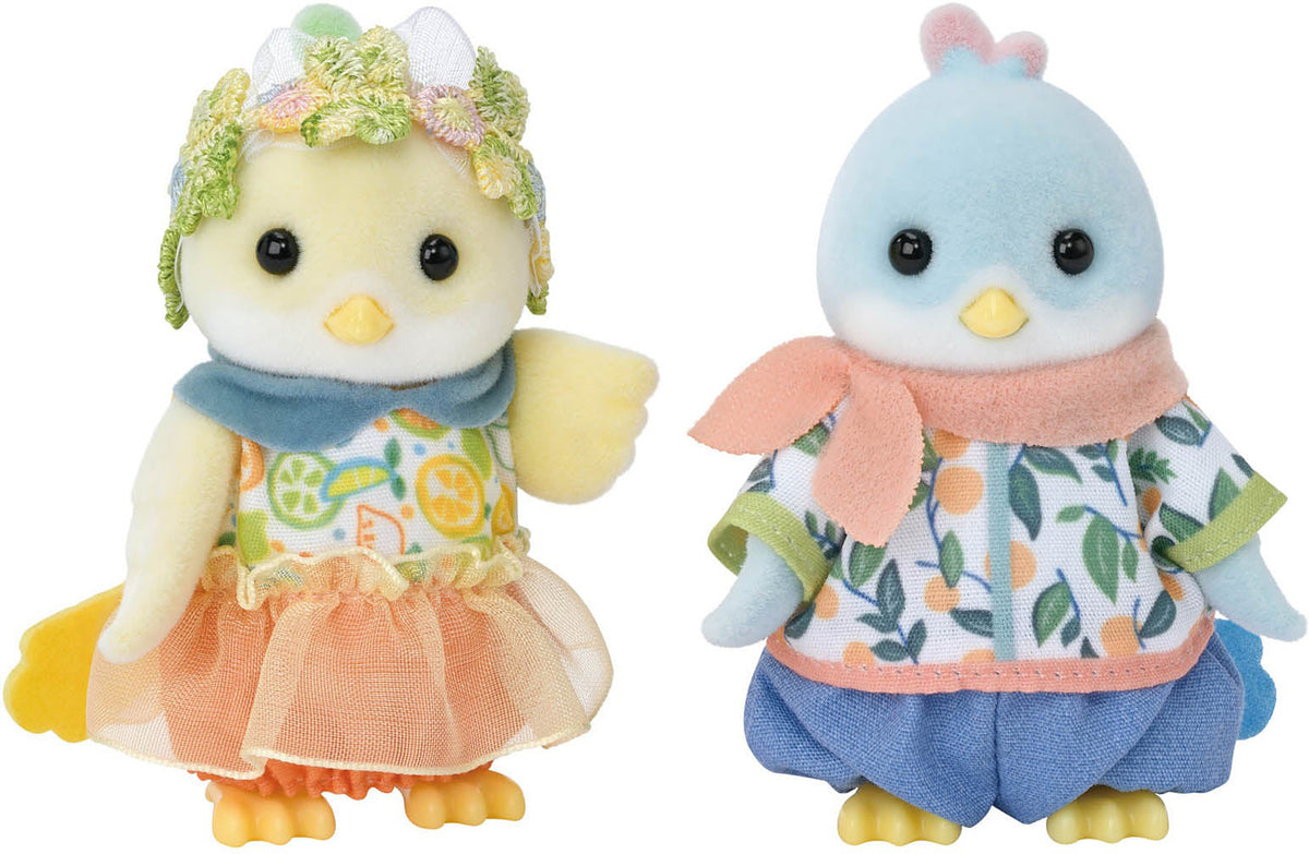 Calico Critters Citrus Bird Family