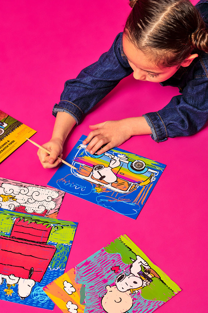 OOLY x PEANUTS Scratch Art Kit