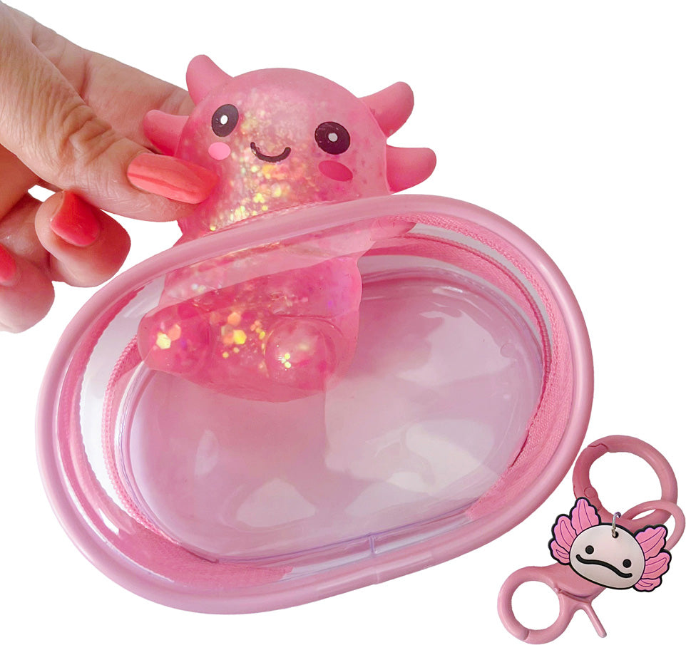Squishy Axolotl Backpack Buddiez