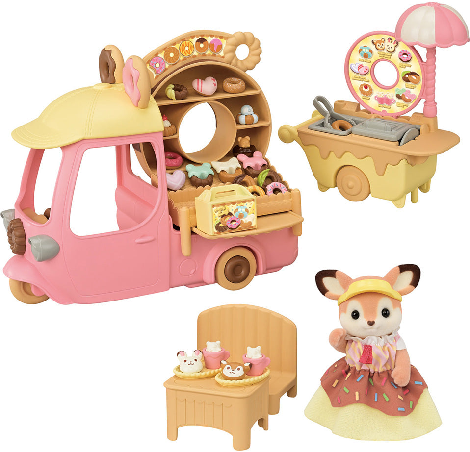 Calico Critters Dip Dip Donuts Wagon
