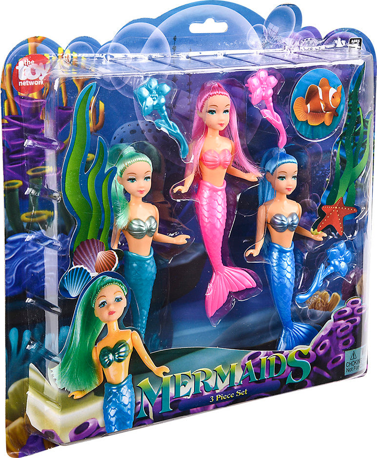 3Pc 6" Mermaid Set