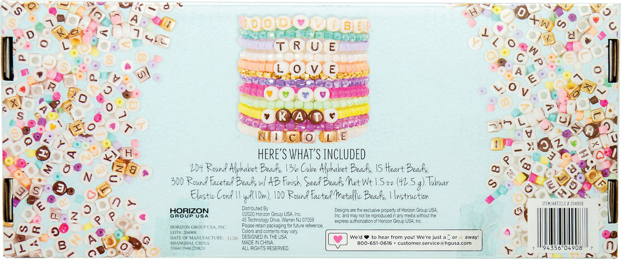 DIY Alphabet Jewelry