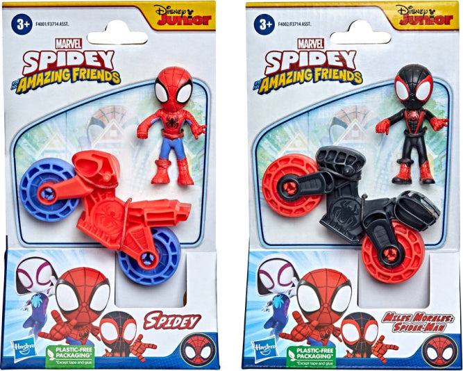 Spidey and his Amazing Friends - Bike and Figure (Assorted