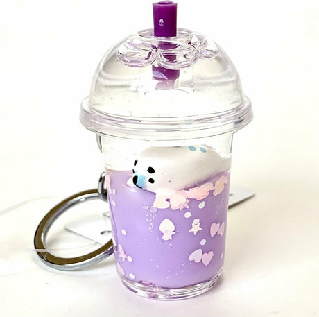12045 Sea Life Drink Key Charm With Key Ring. 6 Assorted Designs.