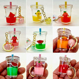 Fruit Boba Floaty Key Charm 
