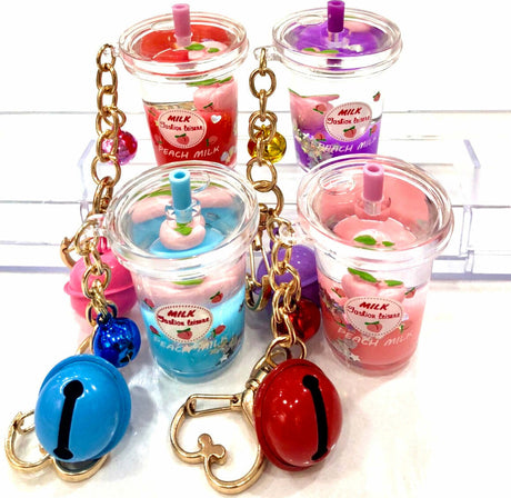 Peach Milk Floaty Key Charm 